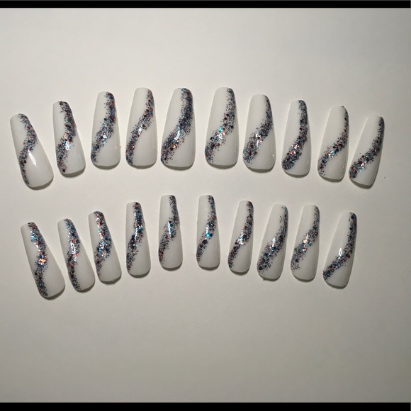 🇺🇸Patriotic Long Coffin Press On Nails - 10🇺🇸 - Picture 5 of 14